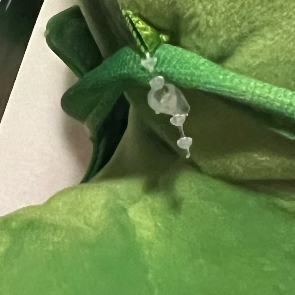 WelloBeez Mask Mate Triceratops Dinosaur Green Antimicrobial Washable Plush NEW